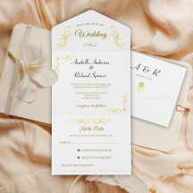 Vitoriano Elegante Tudo em Um Casamento