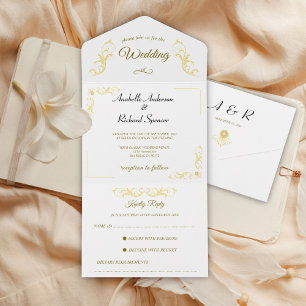 Vitoriano Elegante Tudo em Um Casamento