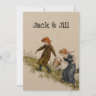 Vitoriano Era Jack & Jill por Kate Greenaway