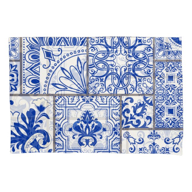 Vitoriano Majolica: Padrão de Azulejo de Patches. (Frente)