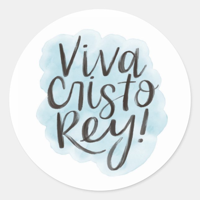 Viva Cristo Rey! Adesivo (Frente)