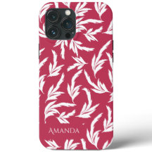 Viva folhas magenta estojo Case-Mate para iPhone