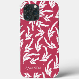 Viva folhas magenta estojo Case-Mate para iPhone