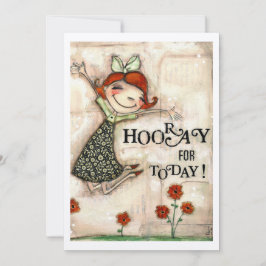 Viva hoje! - Cartão de Arte Framable