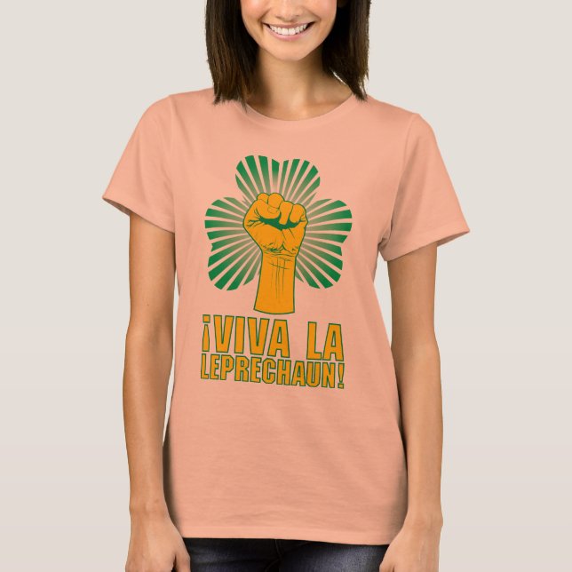 Viva La Leprechaun! Camiseta (Frente)