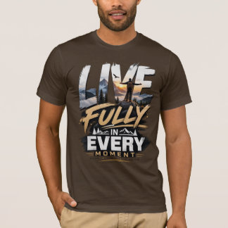 Viva Plenamente • Camiseta de Aventura em Montanha