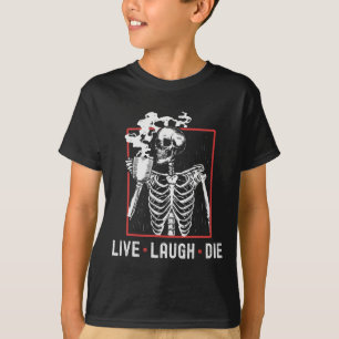 Viva Ria Morra Camiseta Divertida de Halloween Caf