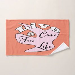 Viva uma toalha de mão sem cuidados