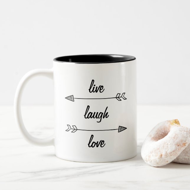 Vive a caneca do amor do riso (Com Donut)