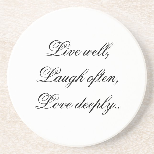 Vive a porta copos do amor do riso (Frente)