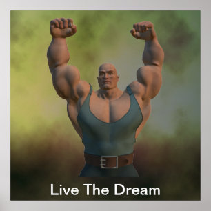 Vive o poster ideal do Weightlifter