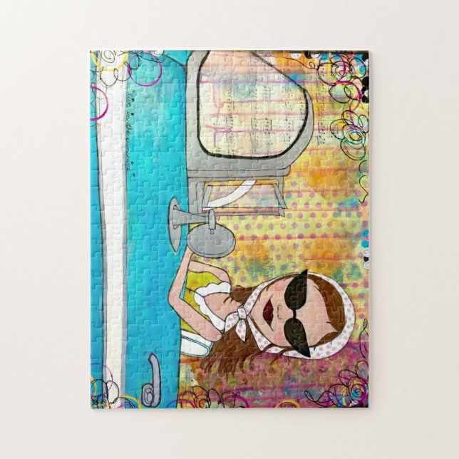 "Vive o quebra-cabeça na luz do sol" (Vertical)