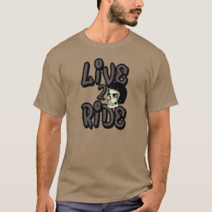 Vive o t-shirt do capacete da motocicleta do