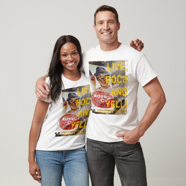 VIVE, ROCK & YELL! "Design japonês" - T-shirt (Unissex)