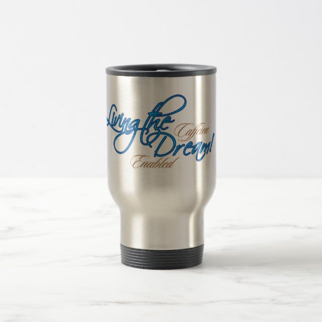 Vivendo a caneca de viagem de aço inoxidável ideal (Centro)