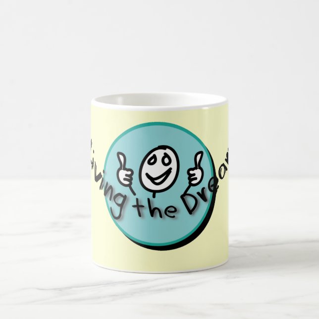 Vivendo a caneca ideal do logotipo (Centro)