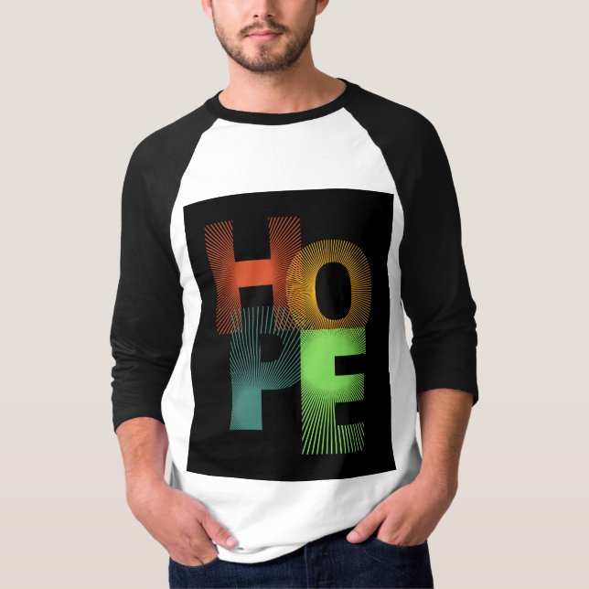 Vívidas Vibrações - Camisetas de Tipografia Modern (Frente)