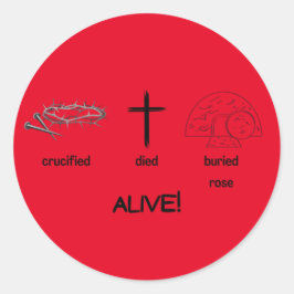 VIVO! Adesivos redondos clássicos 20 por folha