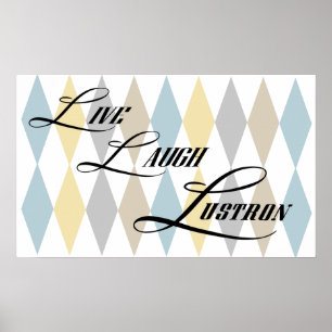 Vivo, riso, poster pequeno de Lustron
