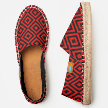 Vivo Vermelho Escuro E Preto Estilo Africano Arte
