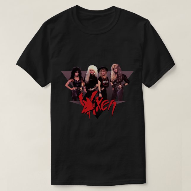 Vixen Band rock Classic Essential T-Shirt (Frente do Design)