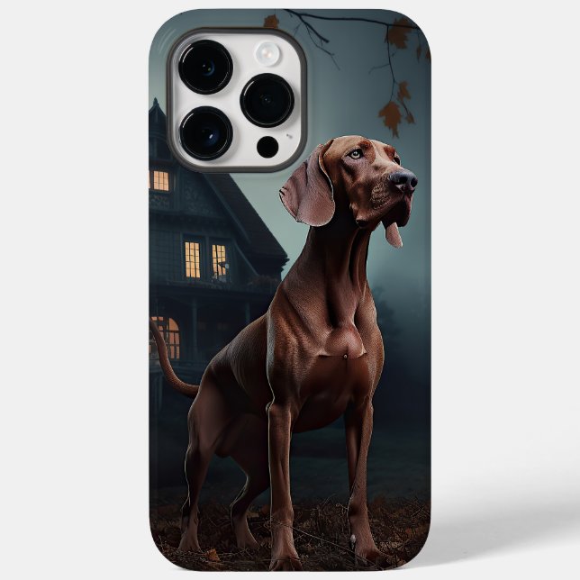 Vizsla Halloween Assustador (Verso)