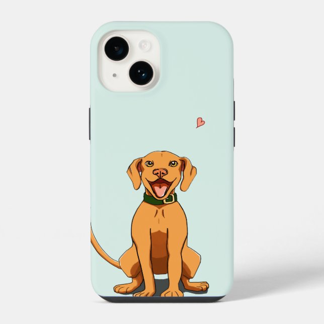 Vizsla Love Capa de telefone Simplística (Verso)