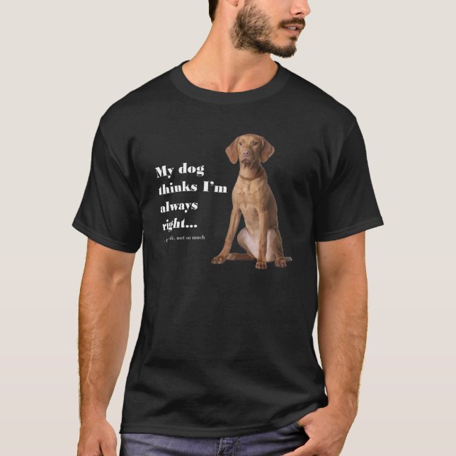 Vizsla v Wife T-Shirt (Frente)