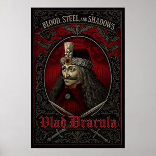 Vlad Dracula Poster - Sangue, Aço e Sombras