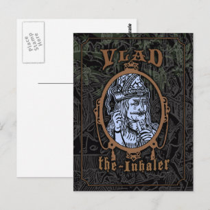 Vlad o Inalador Vampiro da Maconha Cartão Postal H