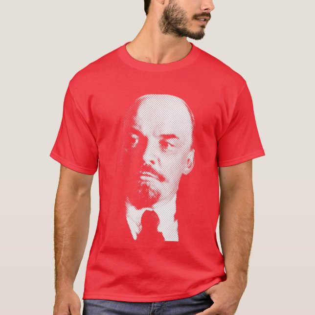 Vladimir Ilyich Lenin - Camisa Retrato Branca (Frente)