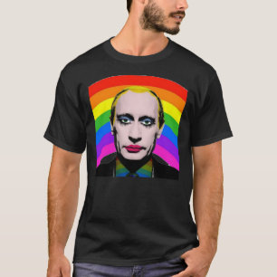 Vladimir Putin Gay do Palhaço de T-Shirt Essencial