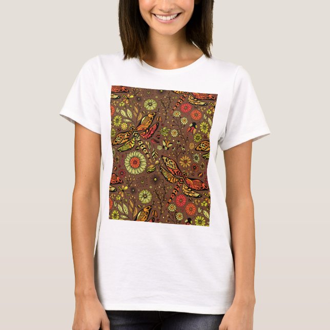 Voa, mosca de libélula, T-Shirt (Frente)