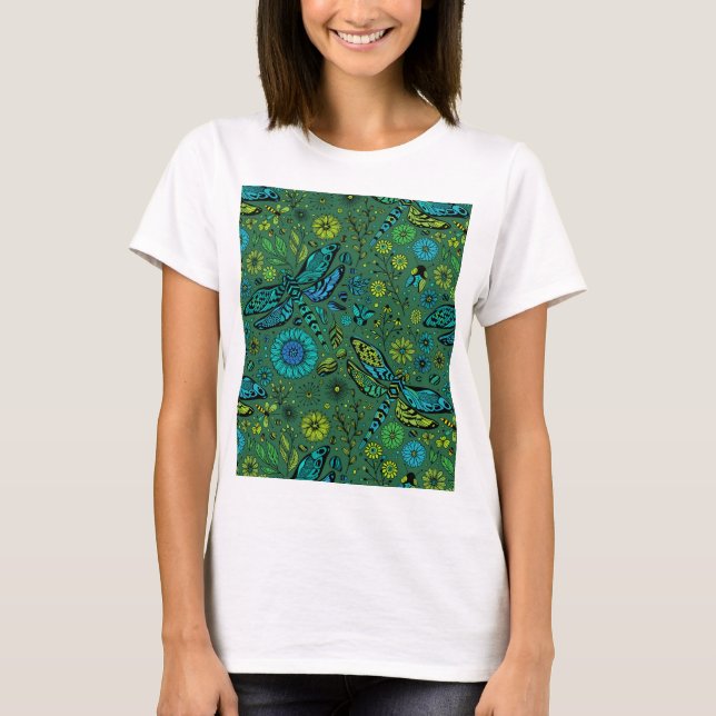 Voa, mosca de libélula, T-Shirt (Frente)