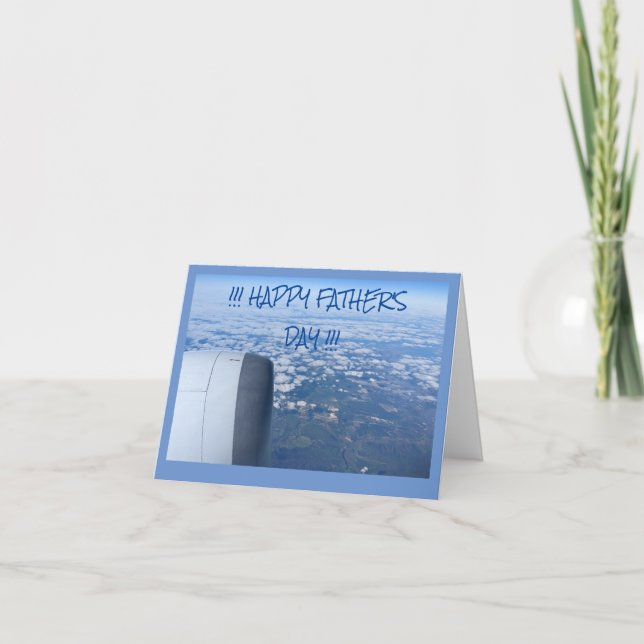 Voando Alto No Céu, Cartão do Dia dos Pais  (Frente)