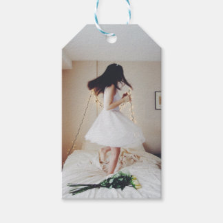 Voar no ar Etiquetas de presentes para fotos de fo