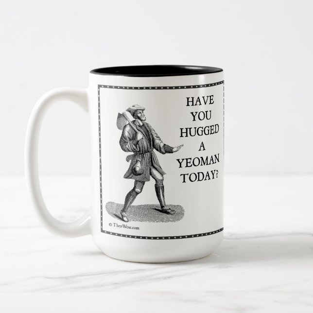 Você abraçou um Yeoman hoje? Caneca (Esquerda)