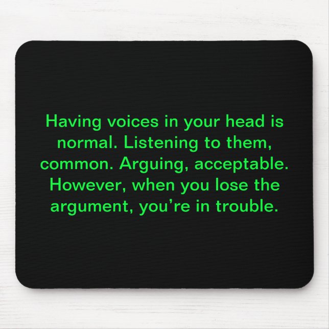 Você afrouxa! - Citações engraçadas Mousepad (Frente)