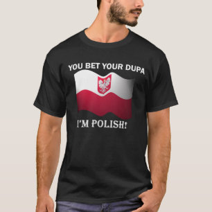 "Você aposta seu dupa que eu sou" t-shirt escuro