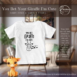 Você Aposta Sua Girafa Eu Sou Camiseta Baby Jersey