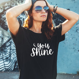 Você brilha a camisa das mulheres