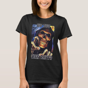 Você Camisa Beijo Arco-Íris Ceifador Esqueleto Lgb