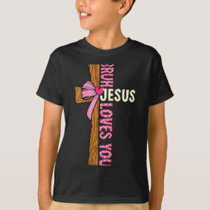 Você Camisa Religiosa Cristã Adolescentes Bruh Jes