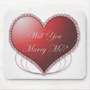 Você casar-me-á Mousepad