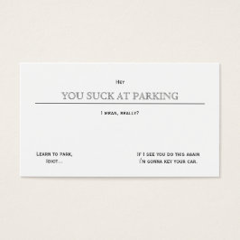 Você Cheira A Estacionar