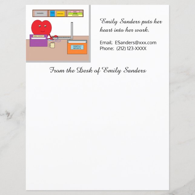 Você Coloca Seu Coração Em Seu Trabalho: Papel (Frente)