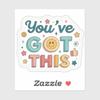 Você Consegue – Adesivos Motivacionais Divertidos 
