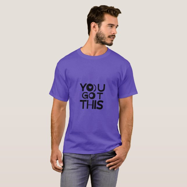 VOCÊ CONSEGUE – Camiseta com Citação Motivacional  (Frente Completa)