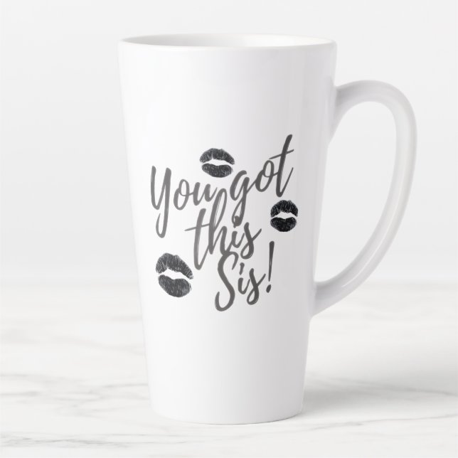 Você Consegue, Caneca de Café Sis Latte (Direita)
