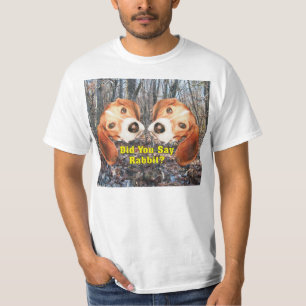 Você disse o coelho? Camisa da floresta T do